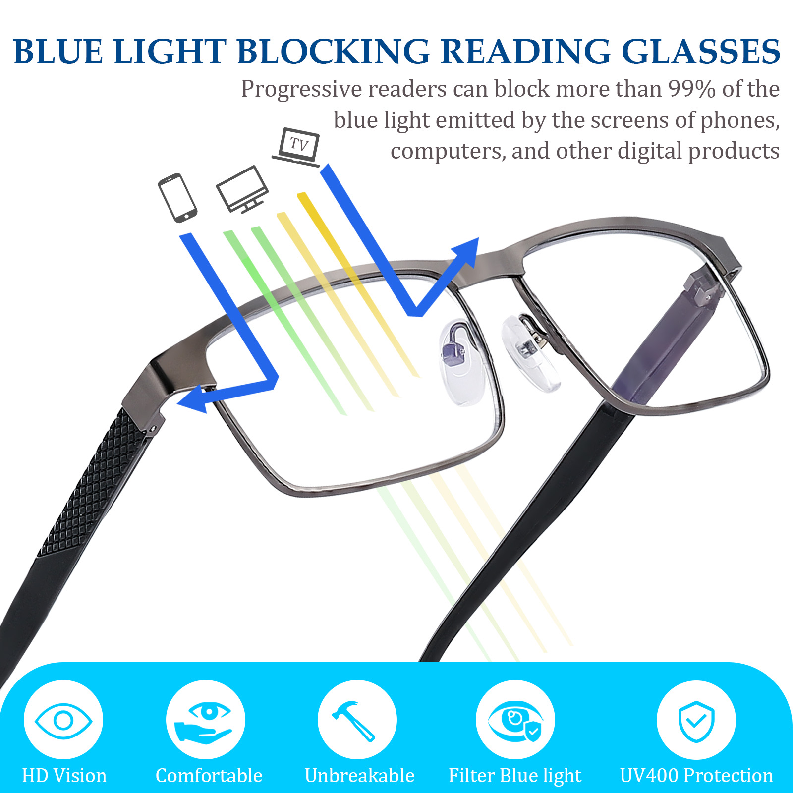 Why Blue Light Filtering Reading Glasses Are Popular for Screen Time