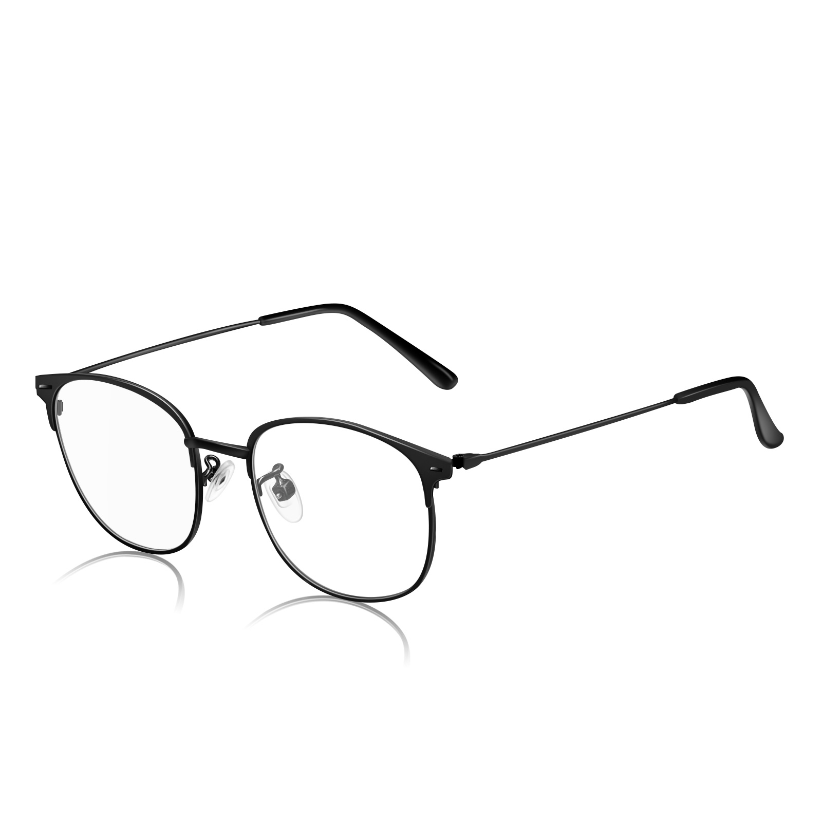 Men's Comfort Fit Photochromic Progressive Reading Glasses Blue Light Blocking Durable Metal Frame Multifocus Readers
